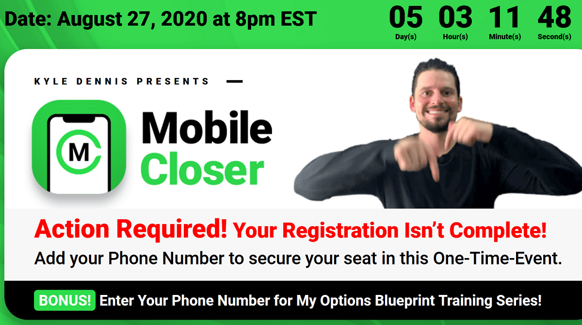 Kyle Dennis Mobile Closer Review