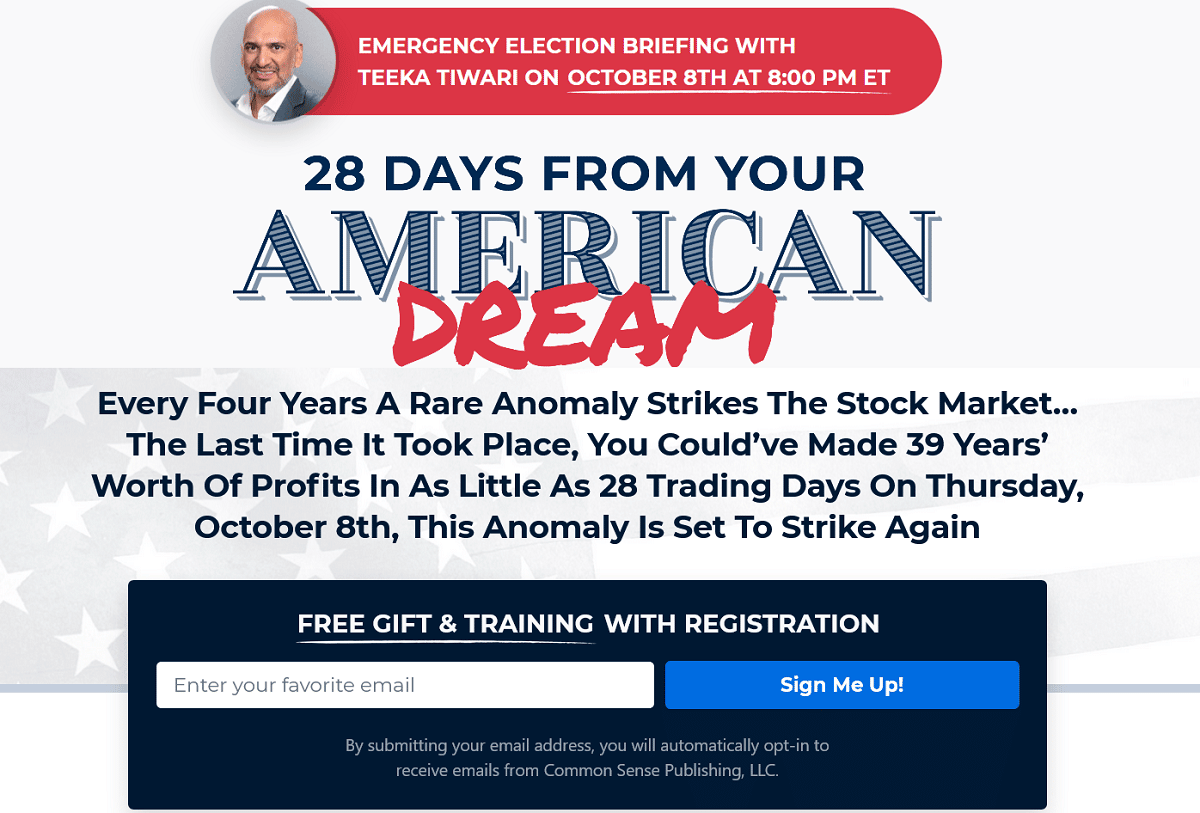 Teeka Tiwari - 28 Days From Your American Dream Event