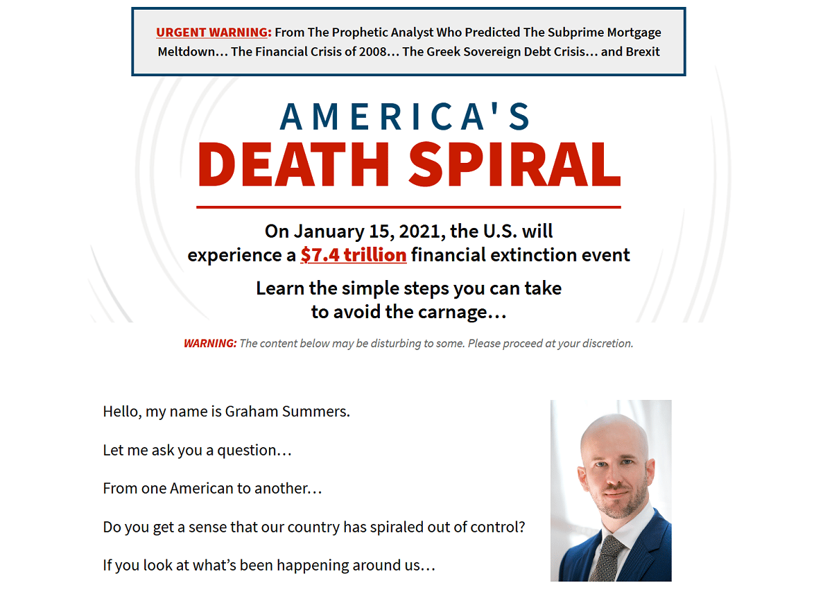 Graham Summers America Death Spiral