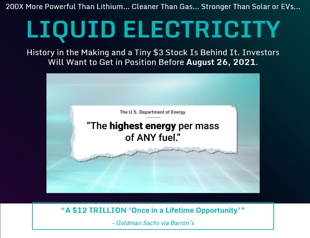 Dave Fessler's $3 Liquid Electricity Stock