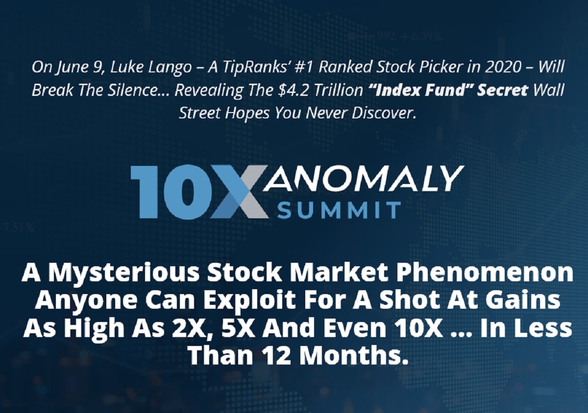 10X Anomaly Summit