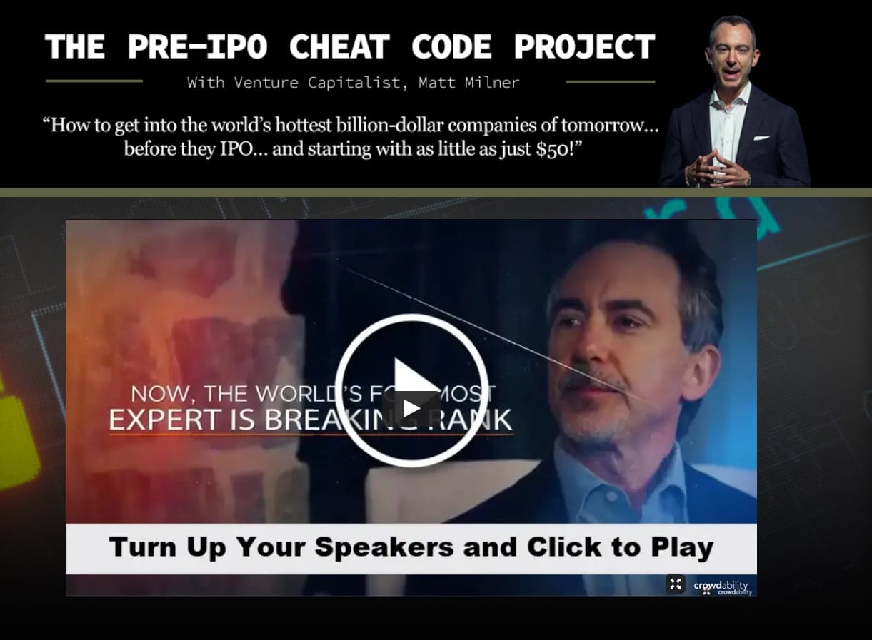 Matt Milner Early Stage Playbook