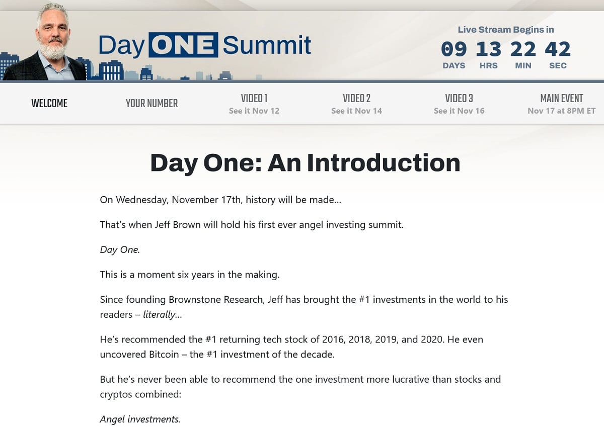 Jeff Brown's Day One Summit Review