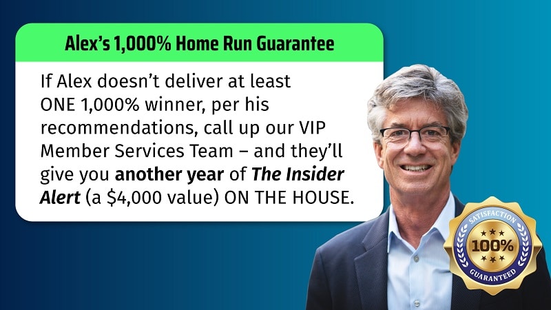 Alex’s 1,000% Home Run Guarantee