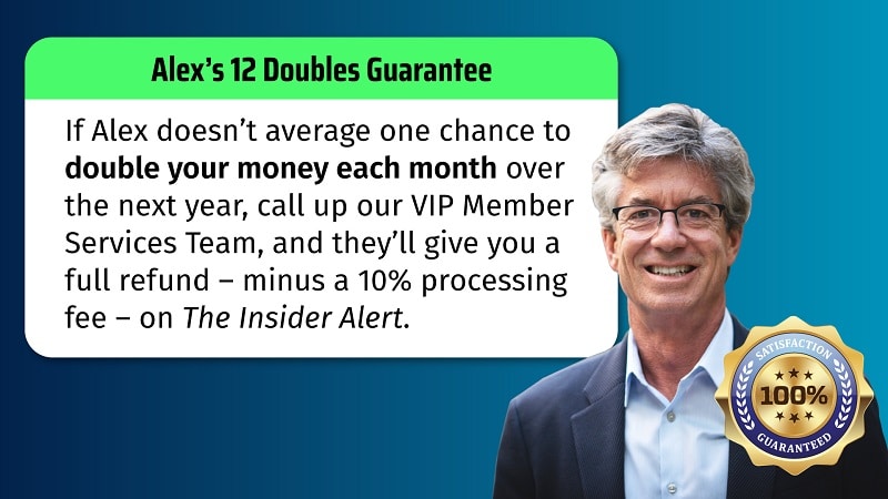 Alex’s 12 Doubles Guarantee