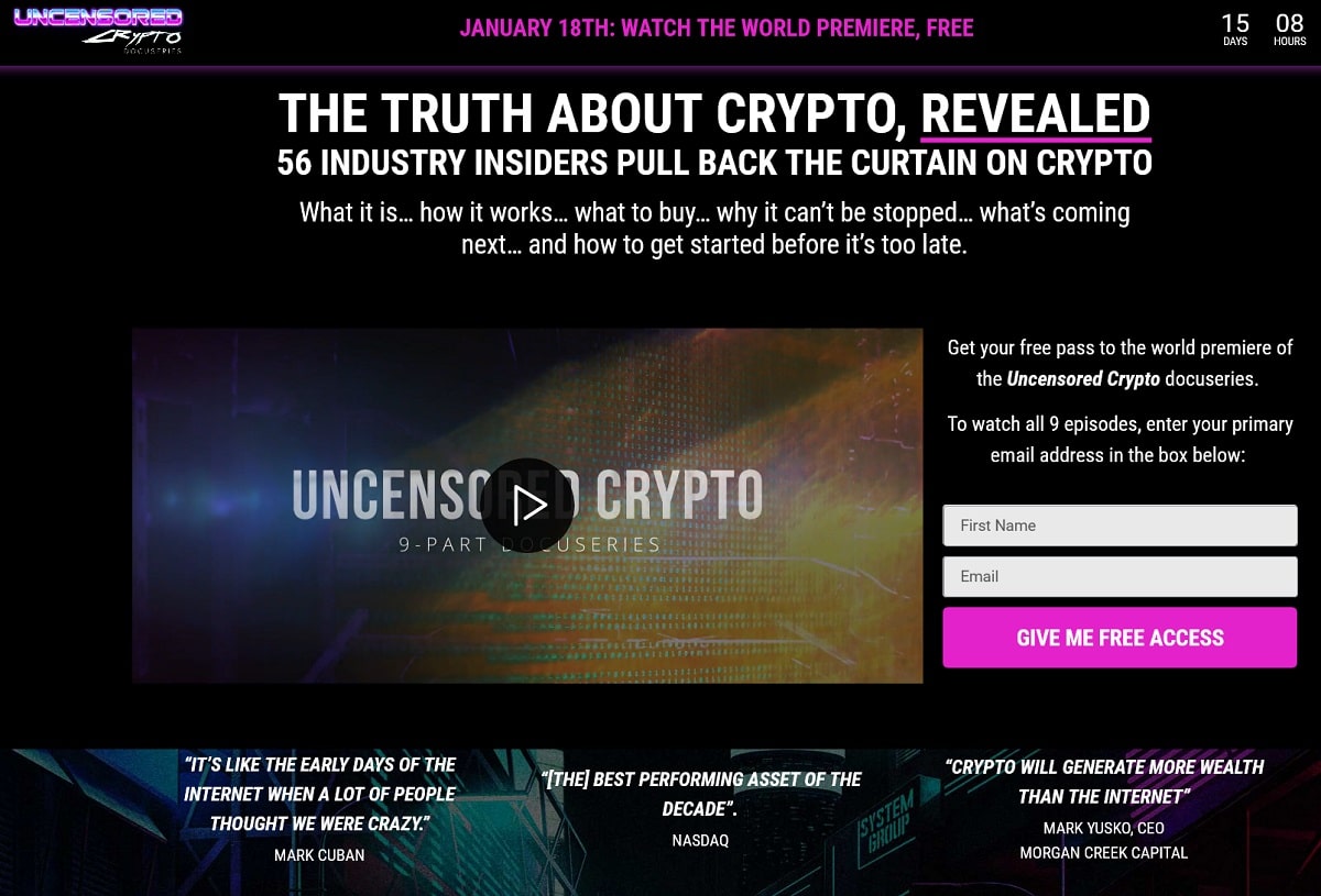 Uncensored Crypto Docuseries Review