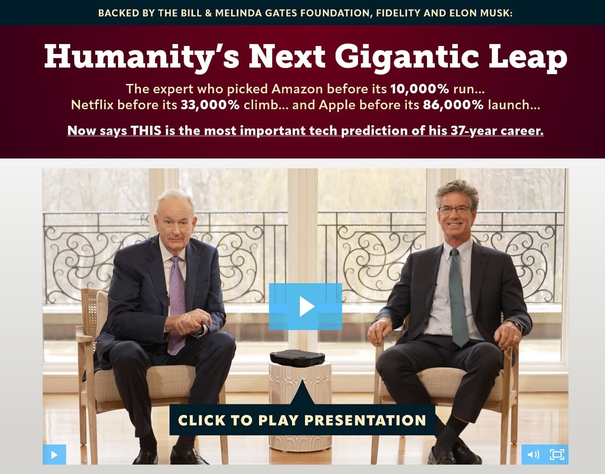 Bill O’Reilly Humanity’s Next Gigantic Leap - Alex Green's The Financial Freedom Blueprint?
