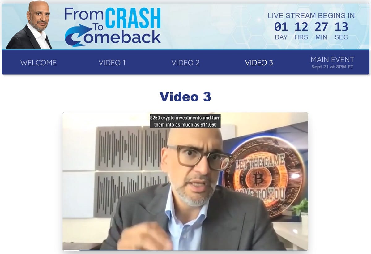 Teeka Tiwari Crypto Comeback FREE Recommendation