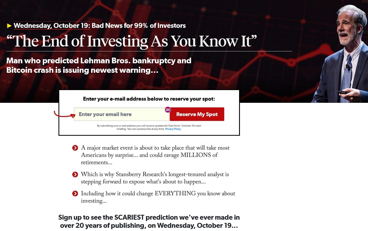 Dan Ferris’ Crash Warning Review