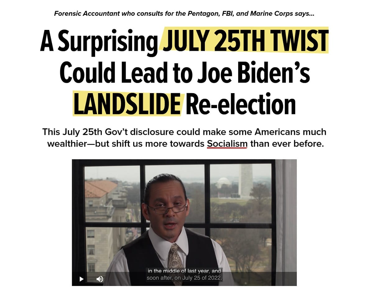 Joel Litman: Surprising twist to result in Biden Landslide re-election?