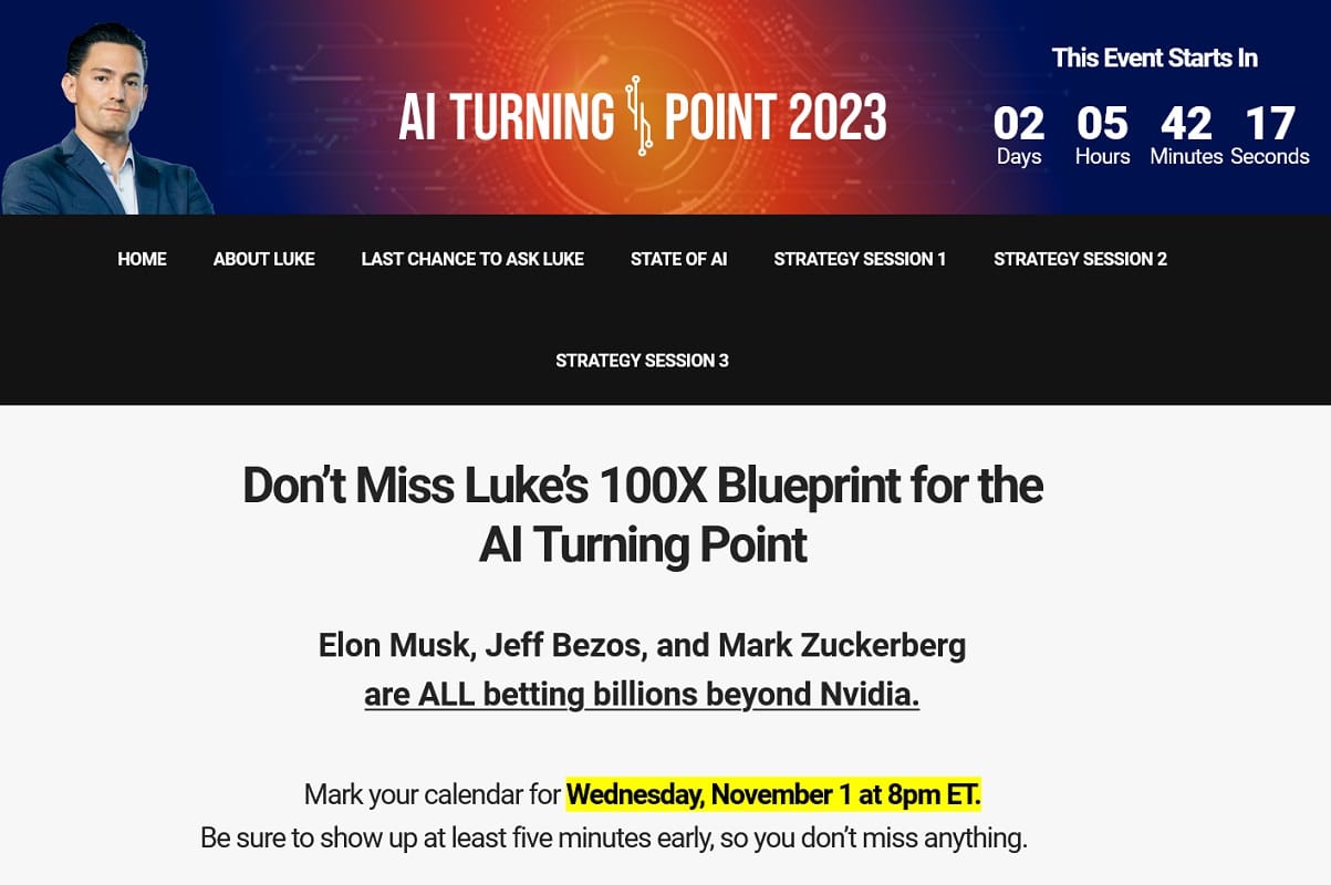AI Turning Point - What Is Luke Lango's Event All About?